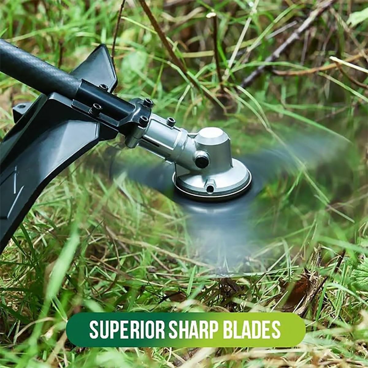 Universal Wire Weed Eater Head,Steel Wire Wheel Grass Trimmer,Steel Wire Weed Eater Head,Rotary Cutter Trimmer Head for String Trimmers, Gardening Lawnmower, Moss & Rust Removal (3 Knives) - Image 5