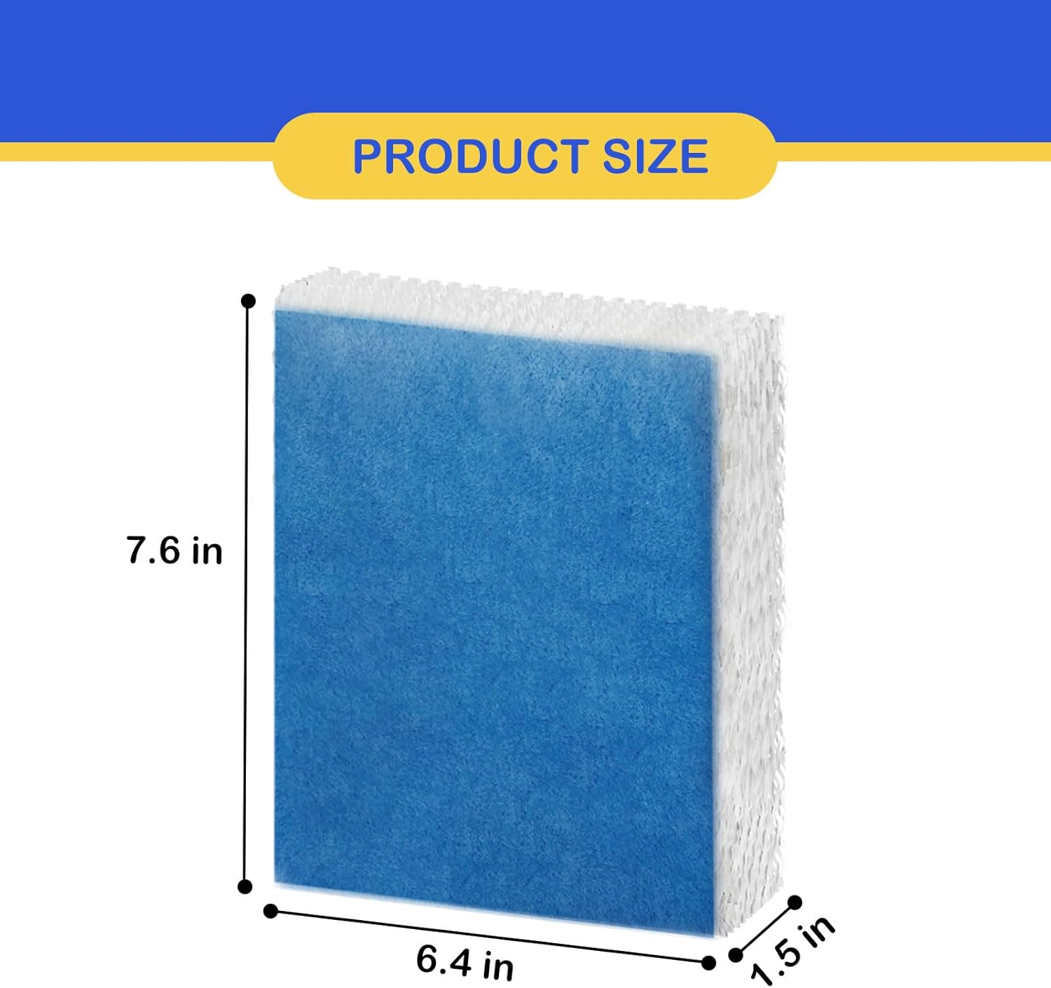 4 Pack HFT600 Wicking Filter Humidifier Replacement Filters, Compatible with Honeywell Top Fill Tower Humidifier HEV615, HEV620, Mesh Treated Layer Filter Replace Parts HFT600T HFT600PDQ - Image 6
