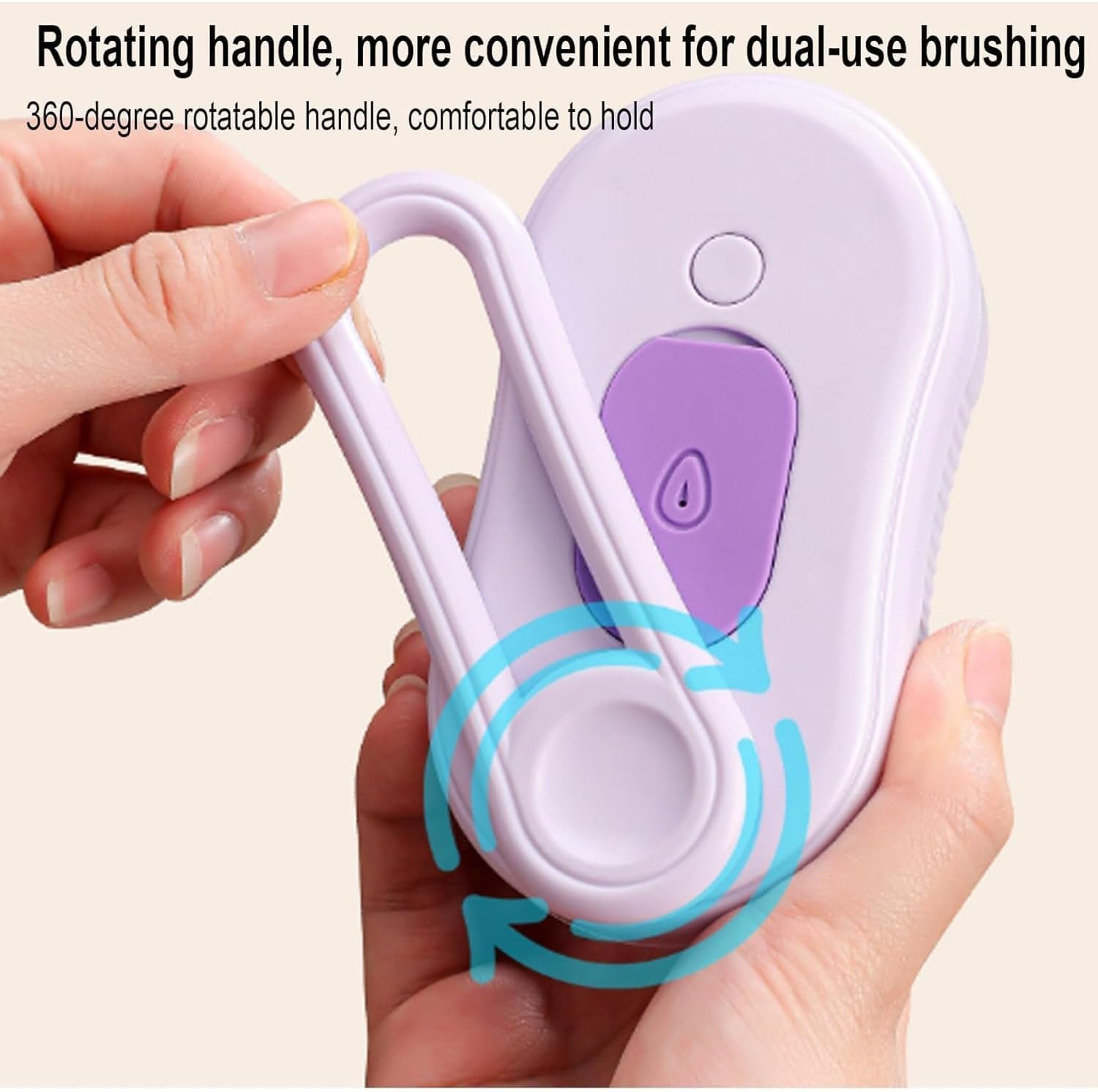 Puffease Spritz Defur Comb for Cats Dogs, Steam Pet Brush with Spray Function, Spray Defur Comb for Pet Bathing, Shedding & Grooming (Purple) - Image 6