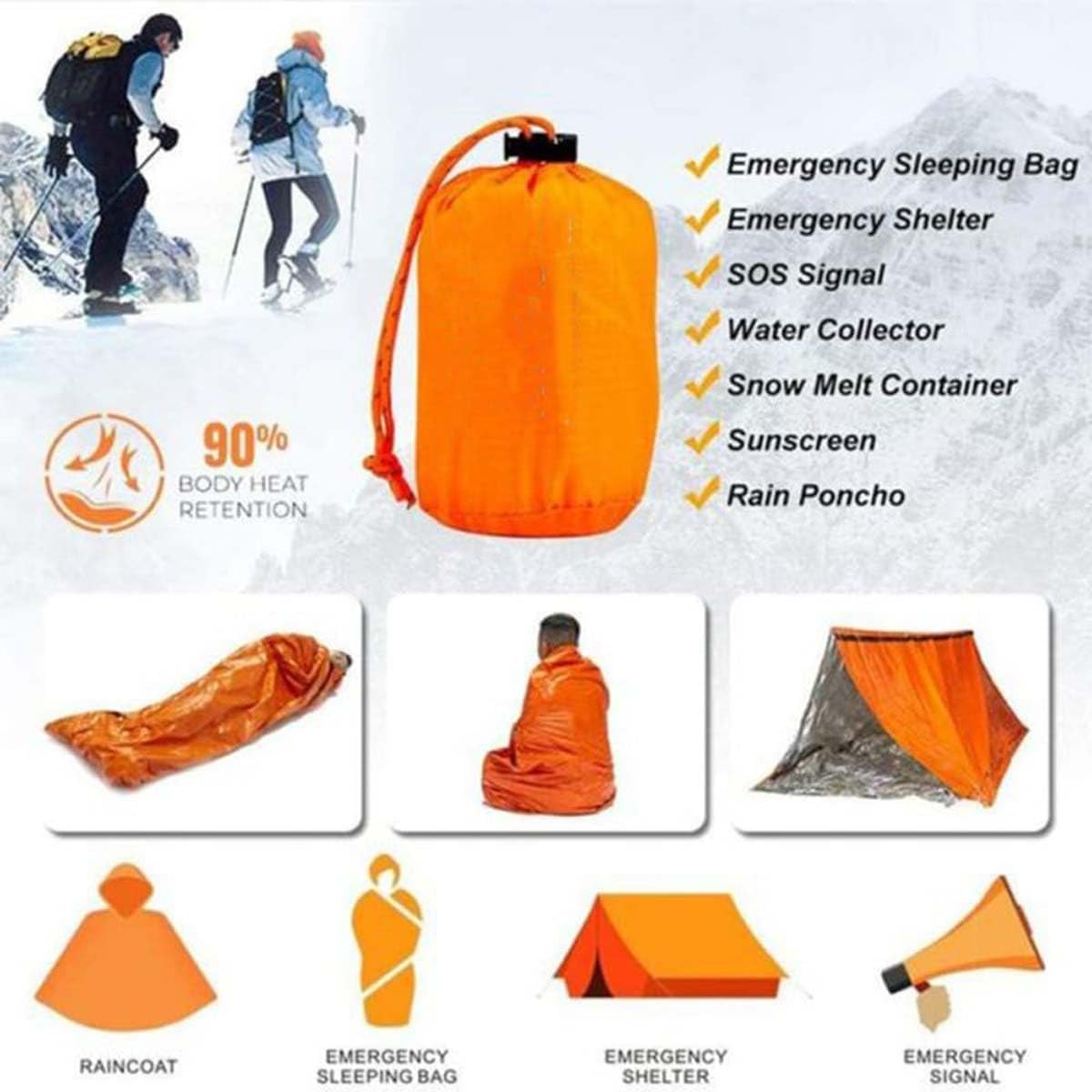 Sierra Madre Emergency Sleeping Bag, 84