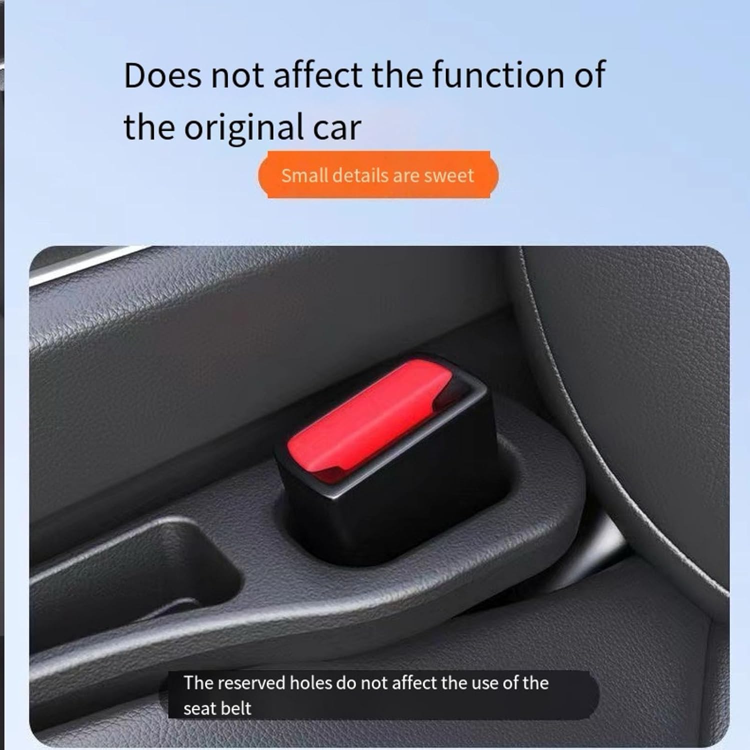 2PCS Nodrop Seat Guard,Car Seat Side Gap Filler, Place Your Phone, Cards, Wallet, Side Gap Fillers for All Cars Place Your Phone, Cards, Wallet (BLACK B) - Image 5