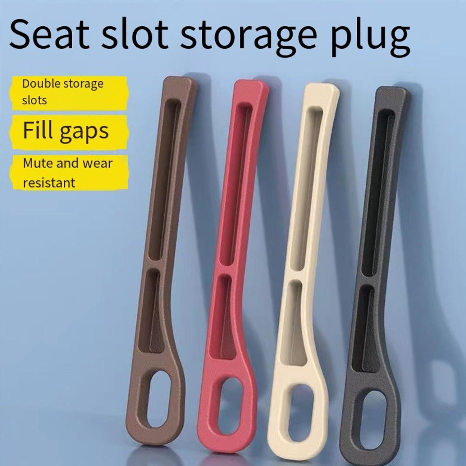 2PCS Nodrop Seat Guard,Car Seat Side Gap Filler, Place Your Phone, Cards, Wallet, Side Gap Fillers for All Cars Place Your Phone, Cards, Wallet (Beige B) - Image 6