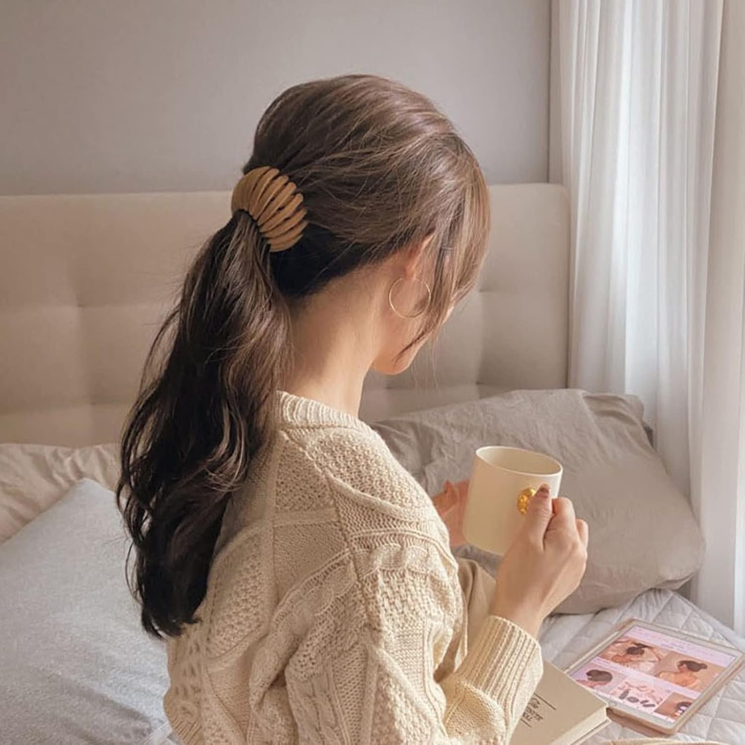 7PCS Birds Nest Hair Clip Holder and Lazy Plate Hairpin for Thin Hair - Image 7