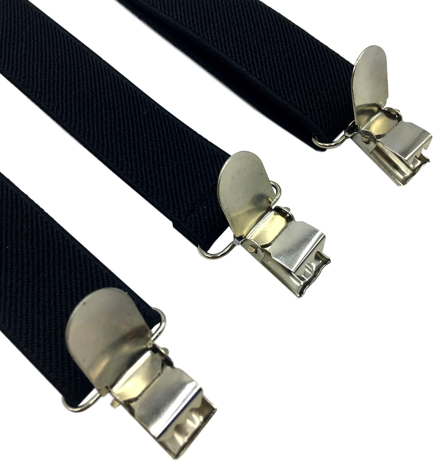 Suspenders for Women and Men | Elastic, Adjustable, Y-Back | Pant Clips, Tuxedo Braces - Image 2