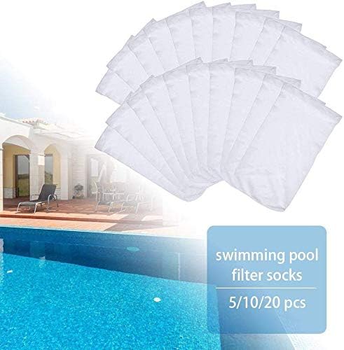 20 Pack Pool Skimmer Socks Fine Mesh Pool Socks fit for Swimming Pool and Spa Pre-Filter Savers Baskets and Skimmers - Image 4