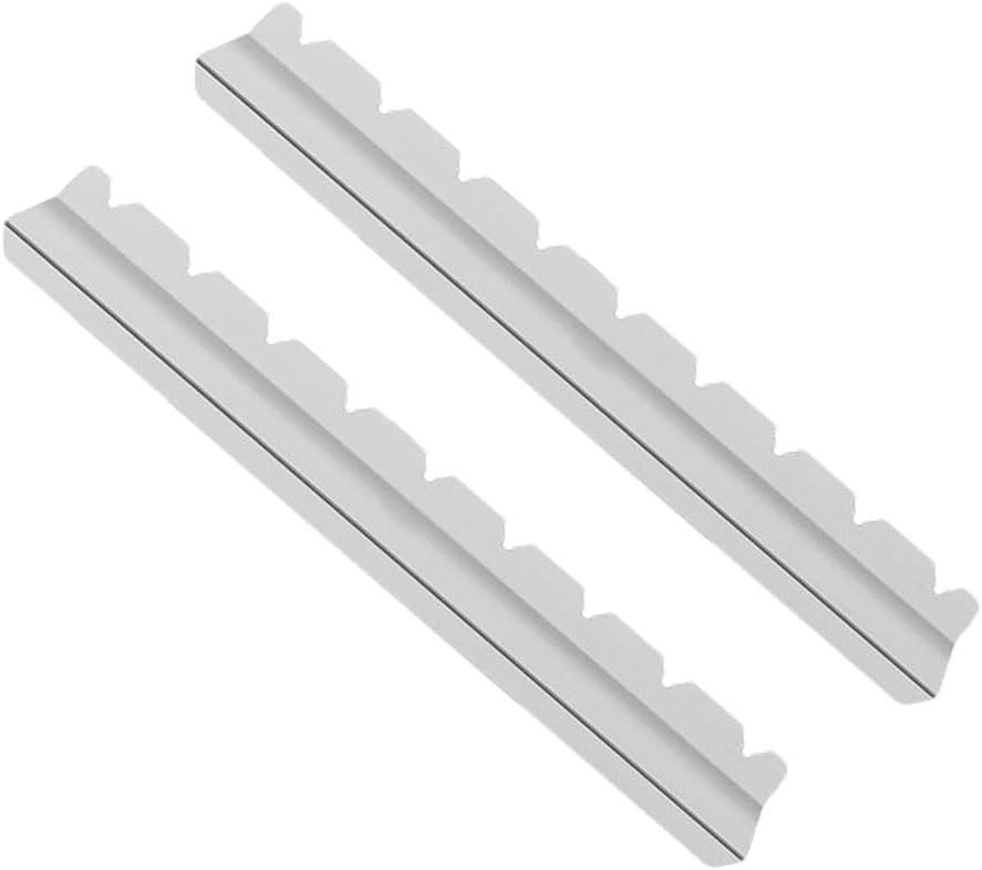 Stainless Steel Kebab Rack for BBQ Skewers, Shish Kabob Grilling Holder, 1 Pair - Image 1