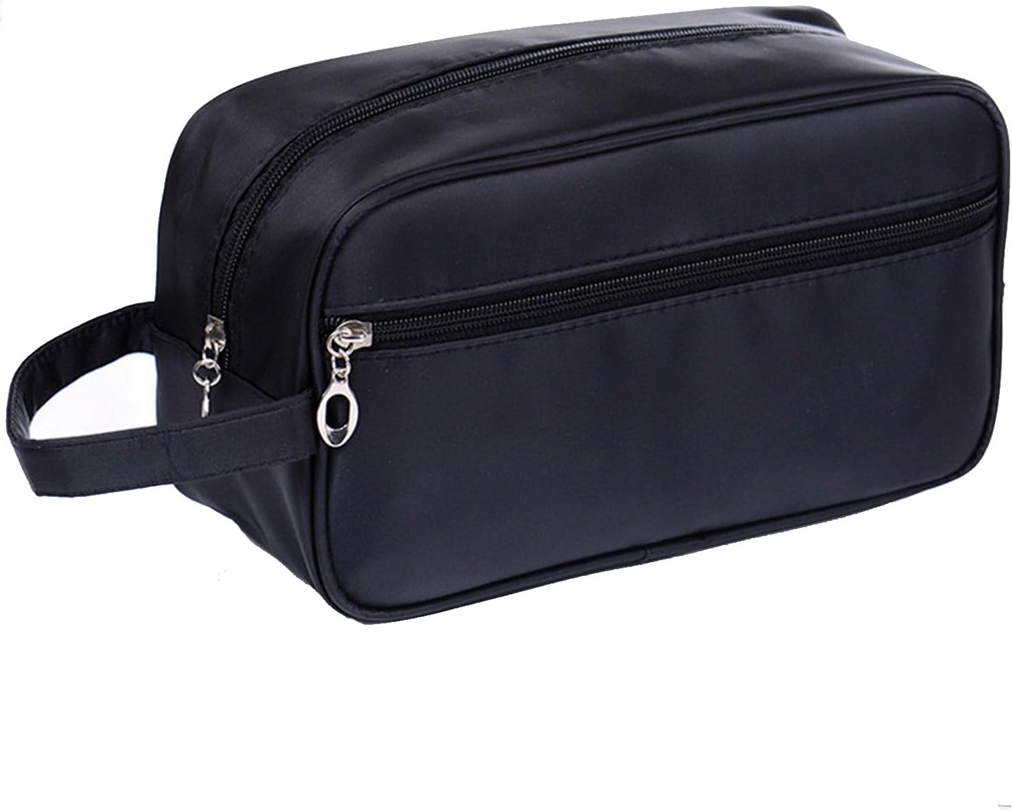 Toiletry Bag for Men,  Portable Travel Wash Bags, Water-Resistant Shaving Bag Gym Shower Bathroom Bag Dopp Kit Make Up Bag Toiletries Accessories Organizer (Black) - Image 1
