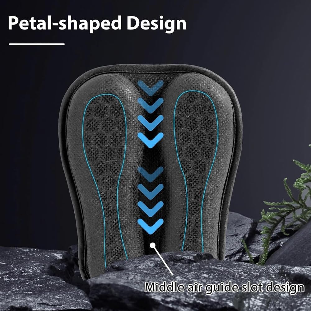 Motorcycle Seat Cushion,Pressure Relief Motorcycle Seat Pad,High Elasticity Gel 3D Honeycomb Structure for Motorbike Long Rides - Image 3