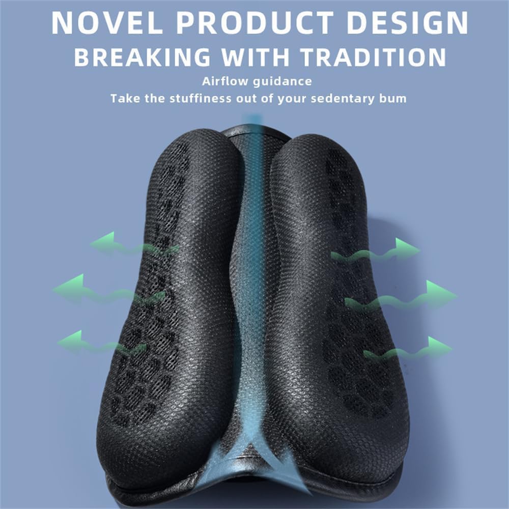 Motorcycle Seat Cushion,Pressure Relief Motorcycle Seat Pad,High Elasticity Gel 3D Honeycomb Structure for Motorbike Long Rides - Image 5