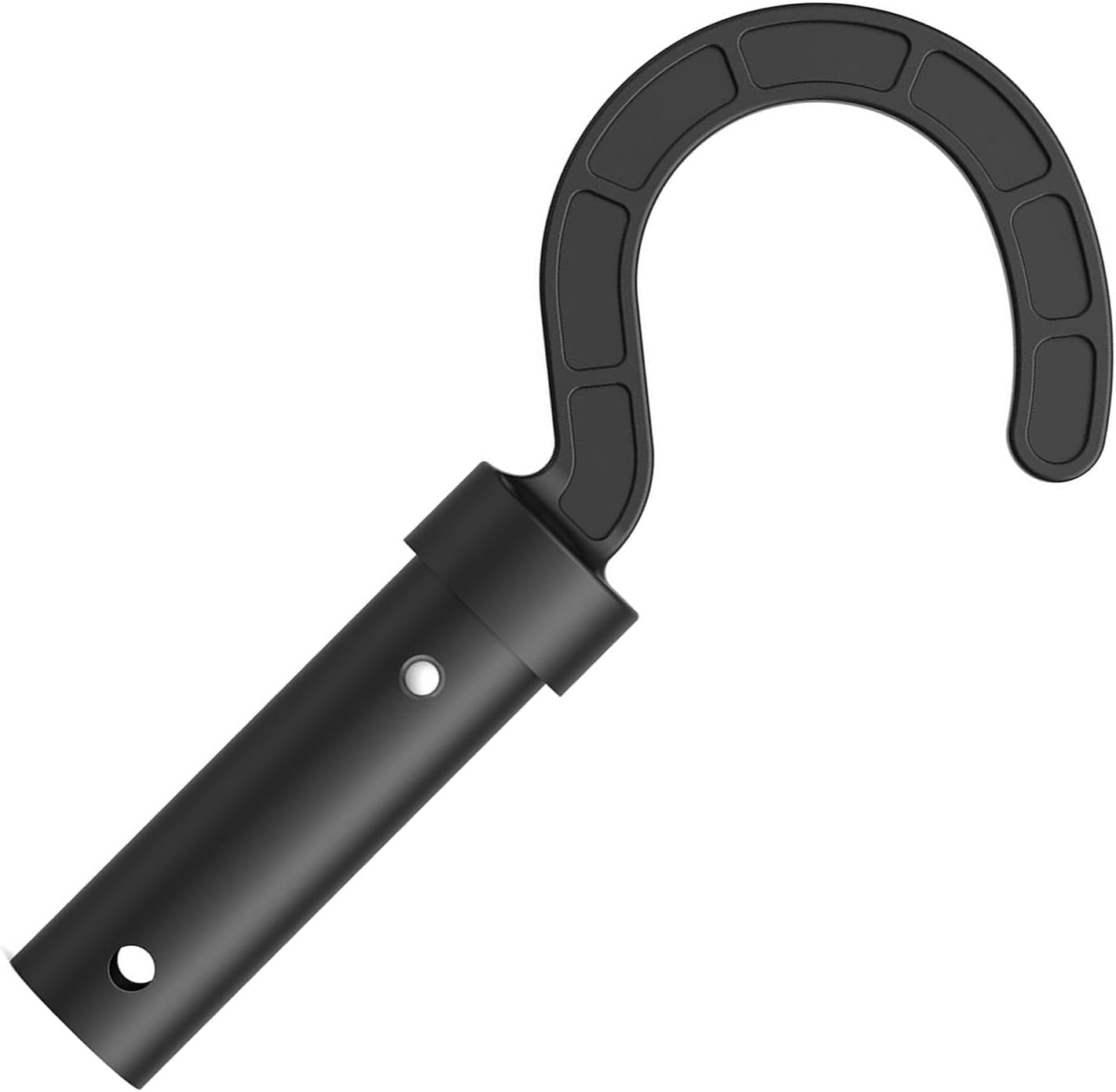 Pool Cleaner Hook Attachment, Black, Compatible with Robotic Pool Vacuums, Telescopic Pole Mount - Image 1