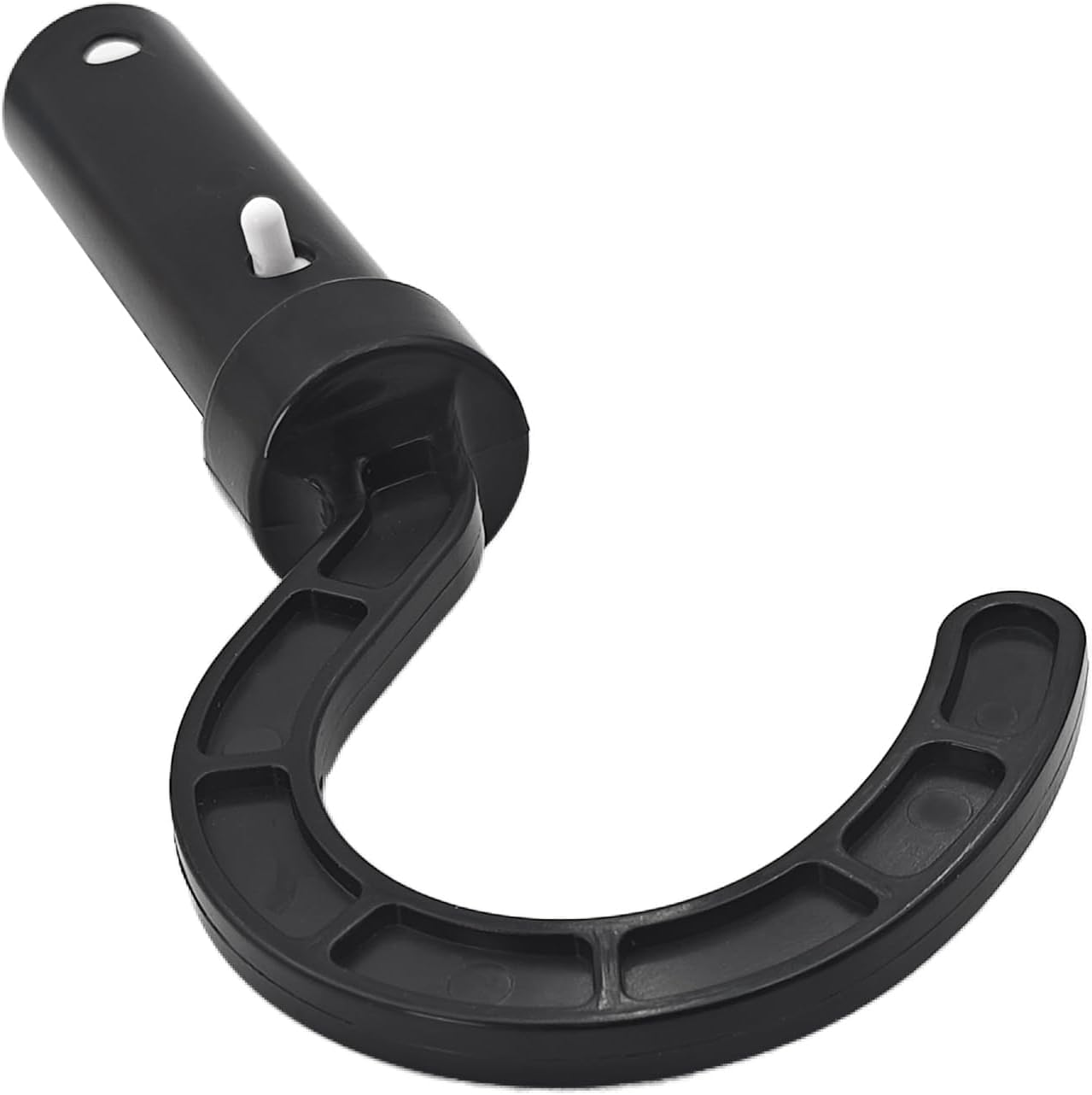 Pool Cleaner Hook Attachment, Black, Compatible with Robotic Pool Vacuums, Telescopic Pole Mount - Image 4