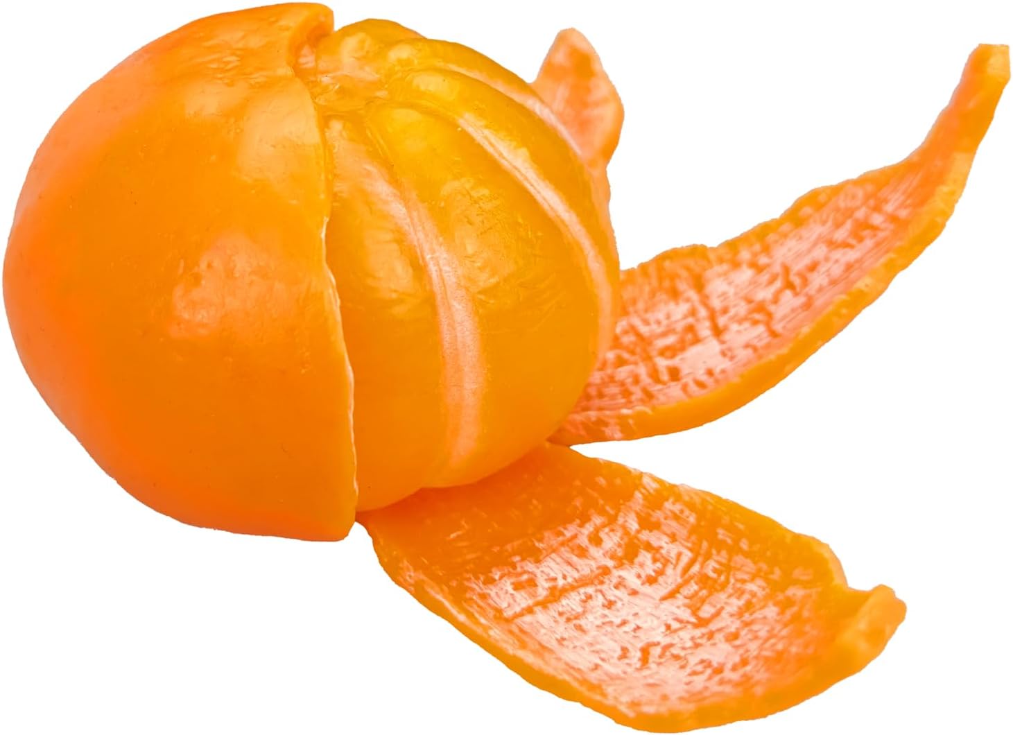 Tangerine Squishies Stress Relief Soft Scented Simulation Orange Fruit Squeeze Toys Cute Birthday Gift Novelty Toy for Kid Adult (Orange) - Image 1