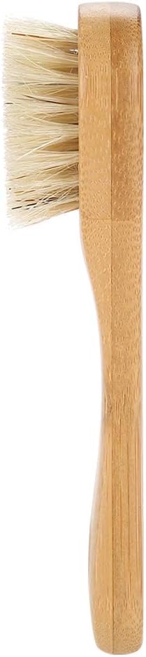Face Brush, Wooden Handle Manual Face Dry Brush, Bristles Exfoliating Face Brushes for Dry Brushing and Scrubbing Suitable for Men and Women - Image 8