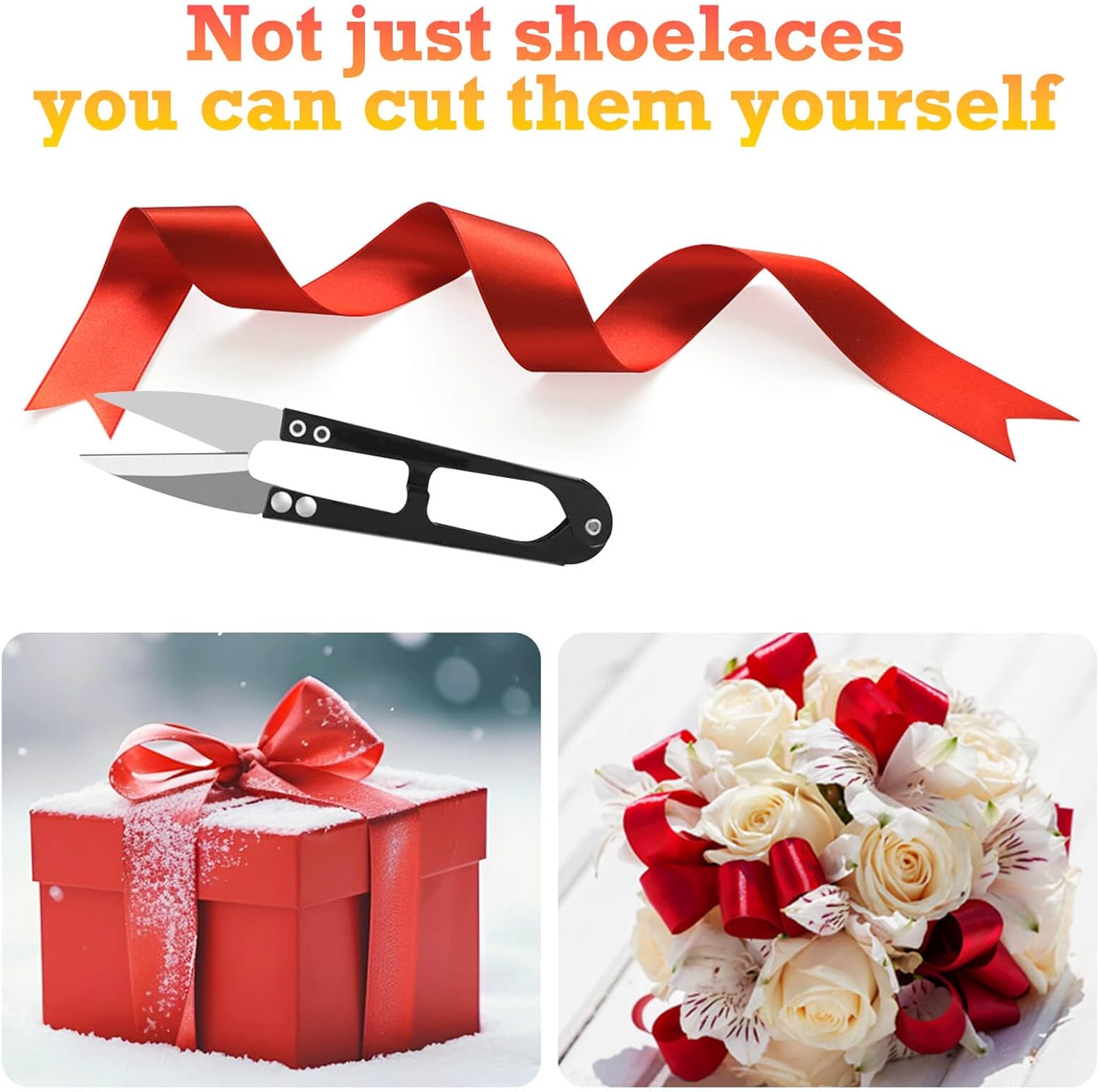 Flat Satin Ribbon Shoelaces: 2cm Wide Silk Shoe Laces for Women -2 Pair - Image 7