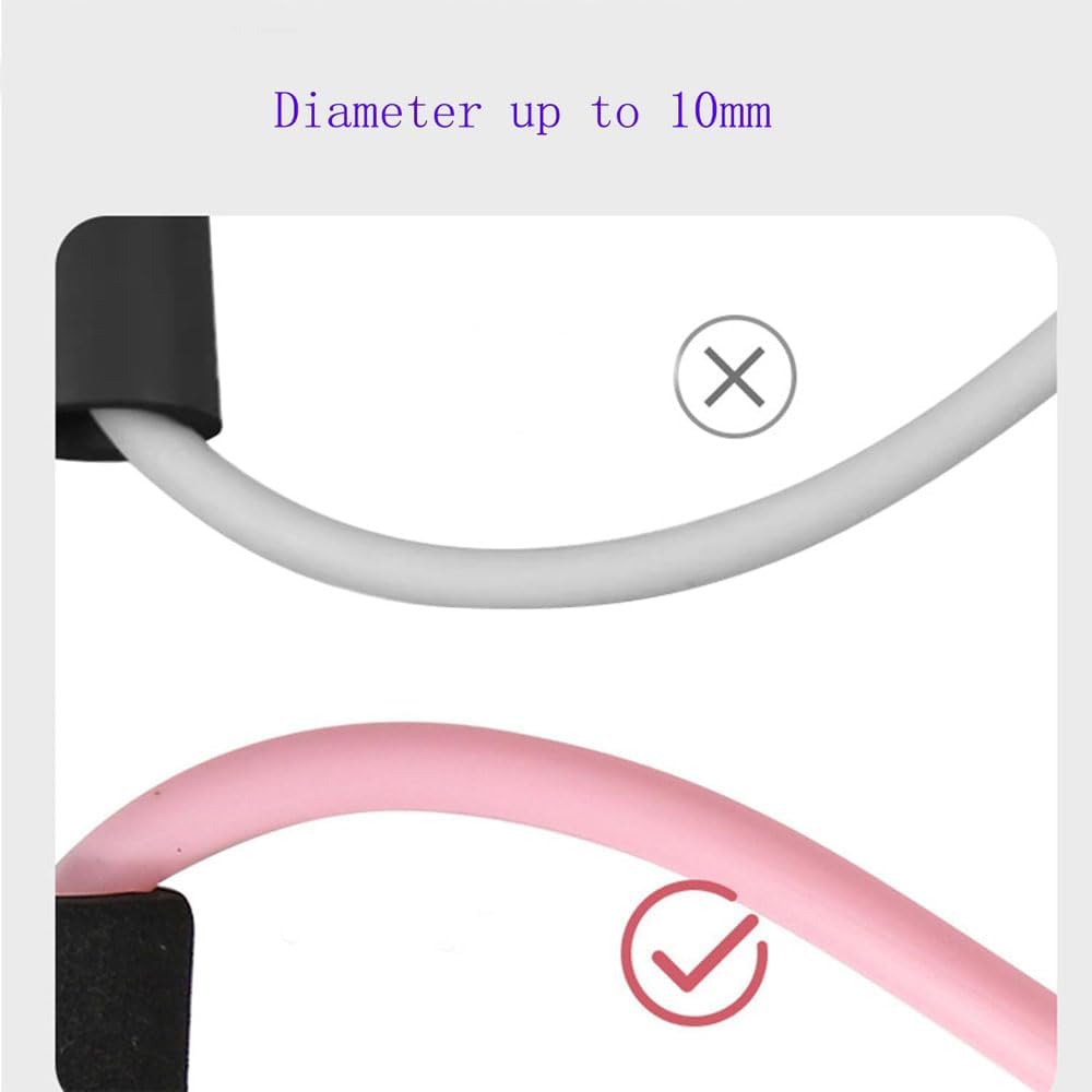 Resistance Bands with Handles, Arm Figure 8 Resistance Band, Pull Rope for Full,Body Workouts, Stretching Expand Bands for Back and Shoulder, Chest Expander, Fitness Elastic Bands for Women Men - Image 5