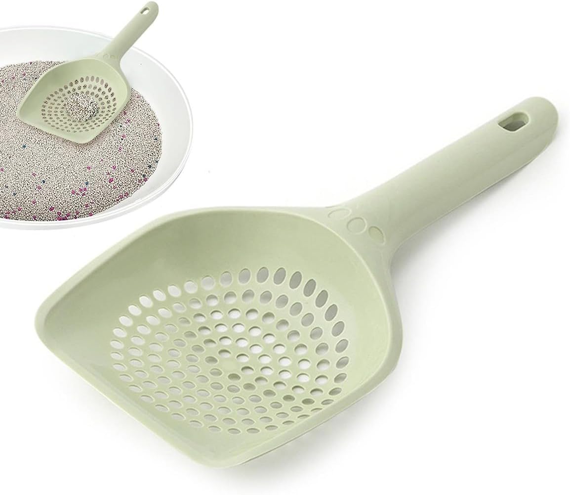 Cat Litter Scoop, Kitten Pooper Lifter, Non Stick Sifter Poop Cleaner Corner Shovel,Cat Feces Scoop, Cat Cleaning Supplies, A Variety Of Colors Available, Durable And Reliable (B) - Image 7