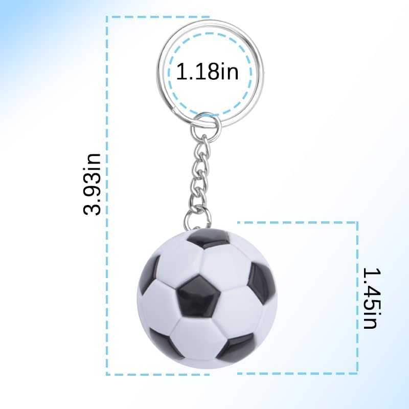 Basketball Soccer Keychain Gifts for Coach Baseball Keyring Accessories for Men Women Party Favors for Women Men - Image 2