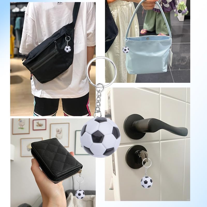 Basketball Soccer Keychain Gifts for Coach Baseball Keyring Accessories for Men Women Party Favors for Women Men - Image 5