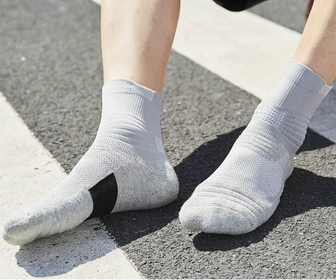 Basketball Socks Cushioned Thick Hiking Cycling Athletic Crew Socks for Men Women Boy - Image 6