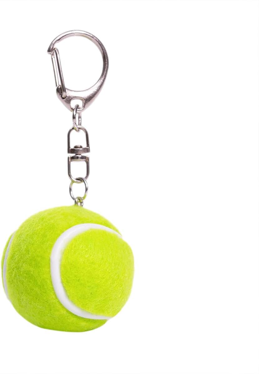 Creative Oversized Tennis Keychain Durable Stylish Fun Accessory for Tennis Enthusiasts Sports Lovers Gift Seekers Perfect for Keyrings Bags, Green, One Size - Image 1