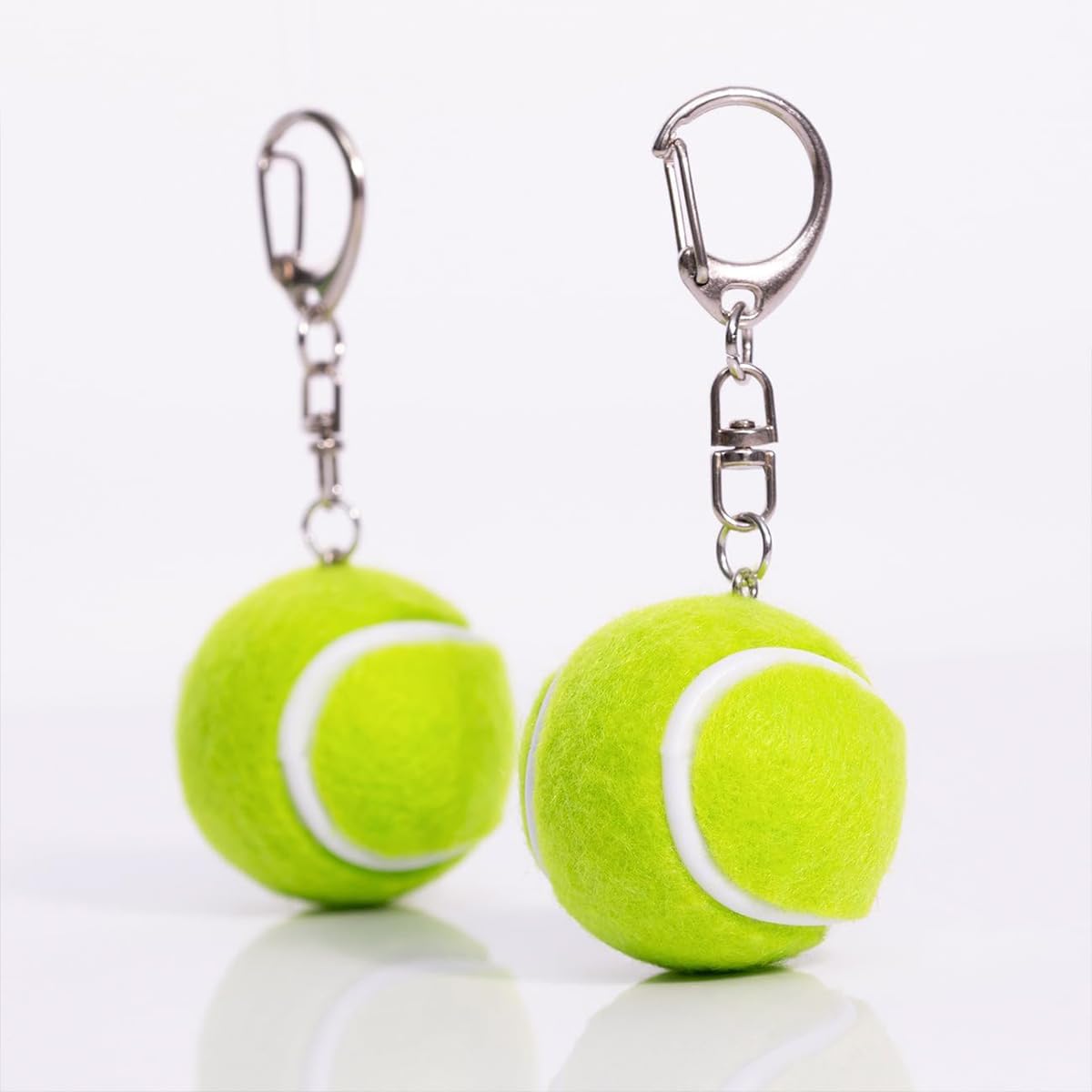 Creative Oversized Tennis Keychain Durable Stylish Fun Accessory for Tennis Enthusiasts Sports Lovers Gift Seekers Perfect for Keyrings Bags, Green, One Size - Image 6