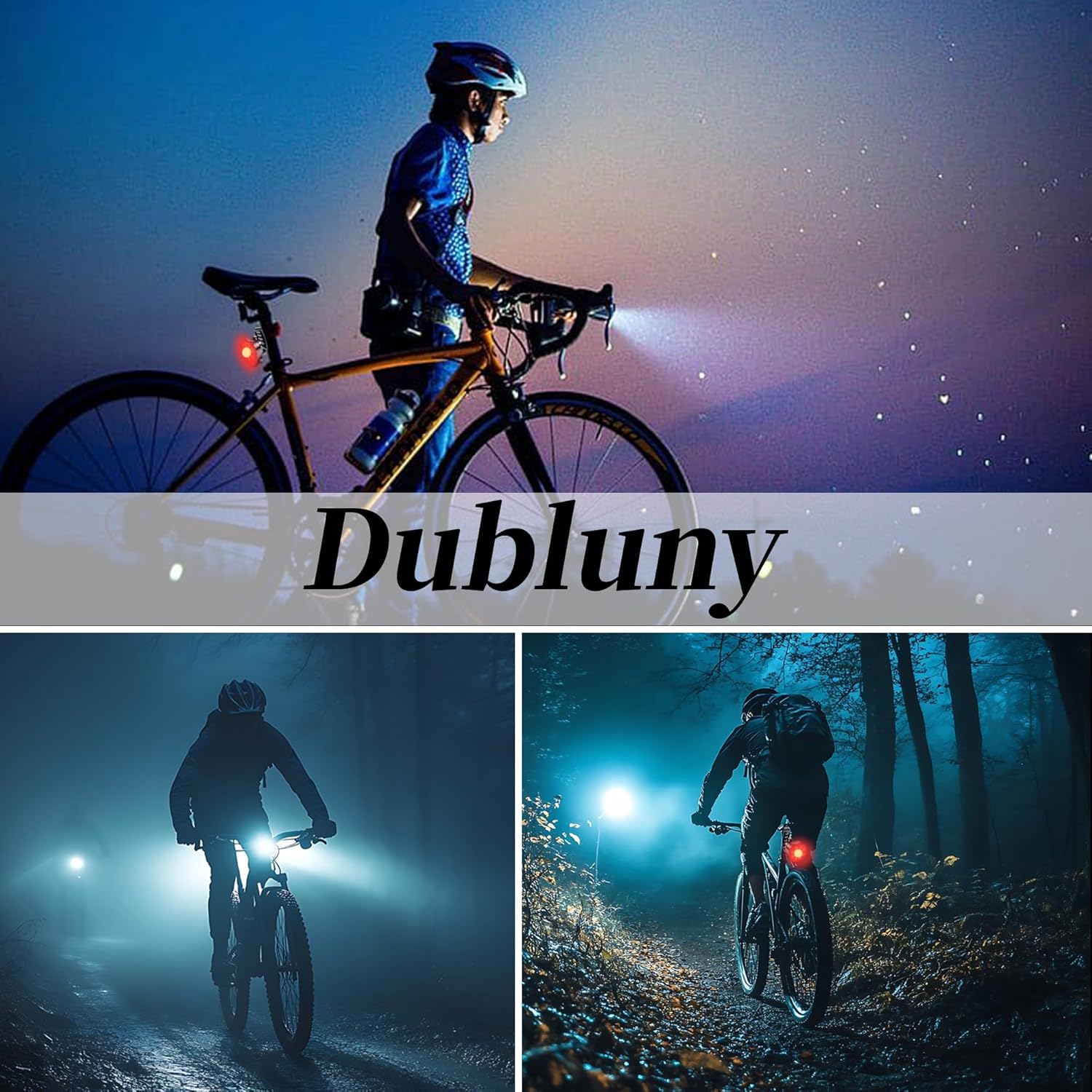 Bike Lights Front and Back for Night Riding Safety,Super Bright Headlight and Red Rear Tail,IP65 Waterproof USB Charging,with 8 Ultra-Bright LED Beads 8+7 Lighting Modes for All Road Bicycle - Image 3