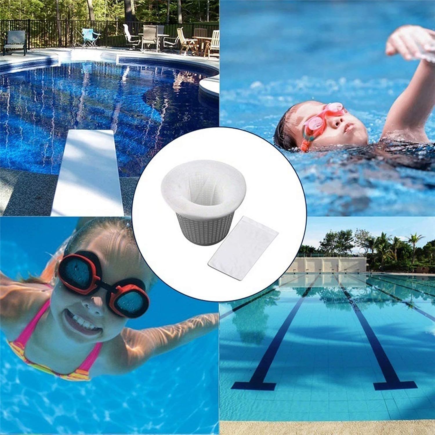 Pool Skimmer Socks, Pool FilterSaver Socks Net, Savers for Filters, Baskets and Skimmers, Ideal Skimmers Cleans Debris and Leaves for InGround and Above Ground Pools (20pcs) - Image 5