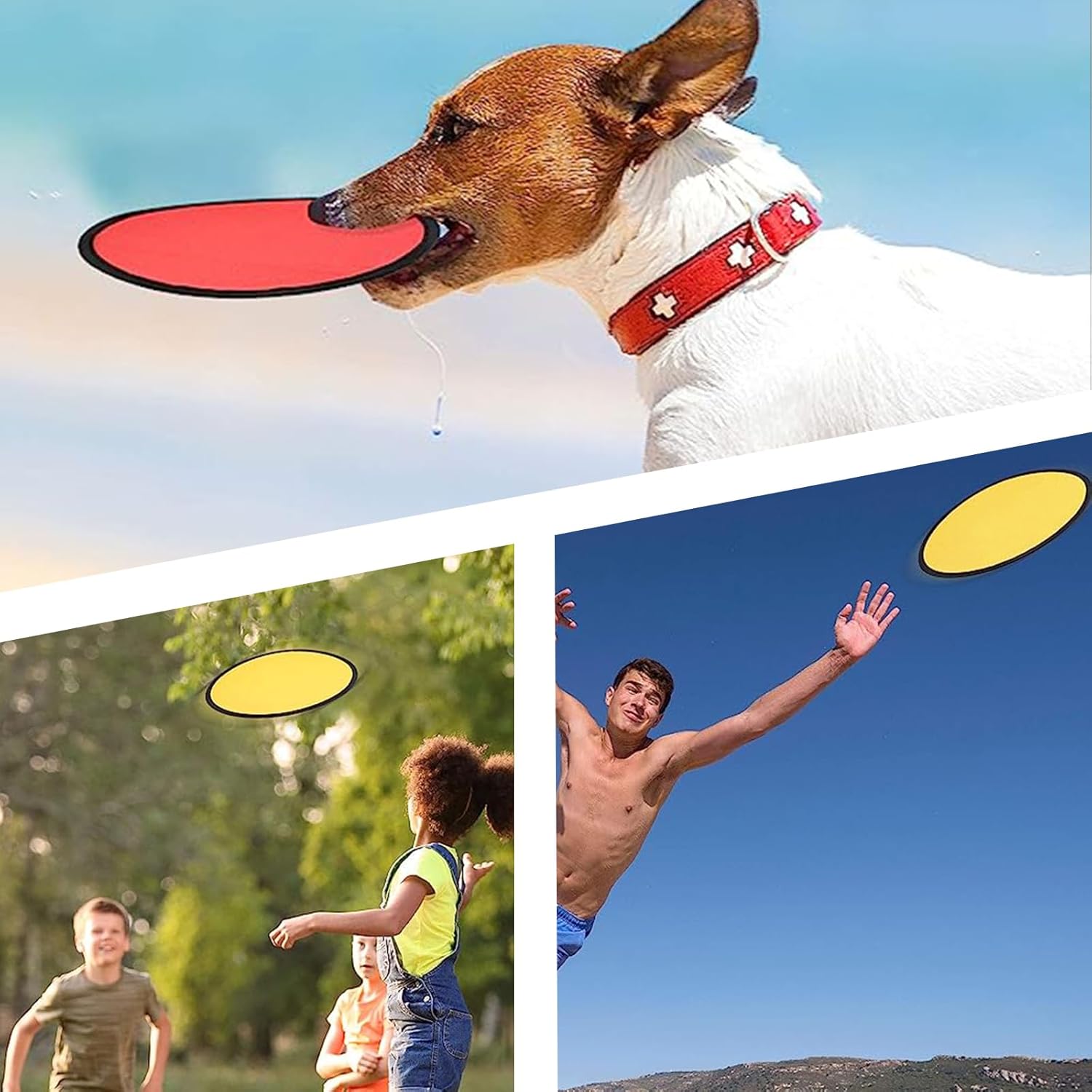 24pcs Collapsible Frisbee Fan Set Beach Frisbee Party Idea Gift Halloween Christmas New Years, 8 Colors - Image 5