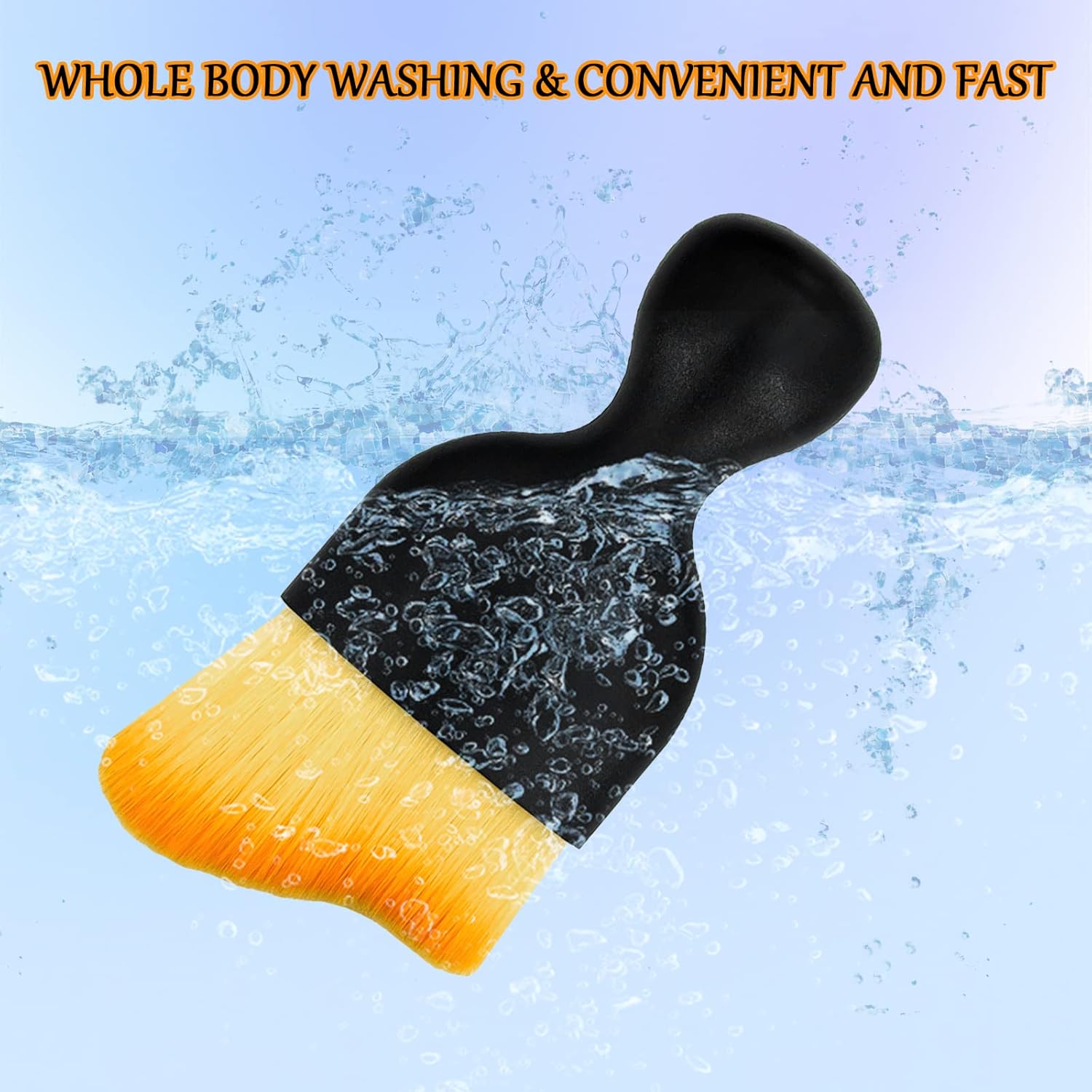 Car Interior Detailing Brush, Ultra Soft Non-Scratch Dust Brush, Car Interior Cleaning Tool for Cleaning Panels, Air Vent, Leather (Yellow) - Image 4