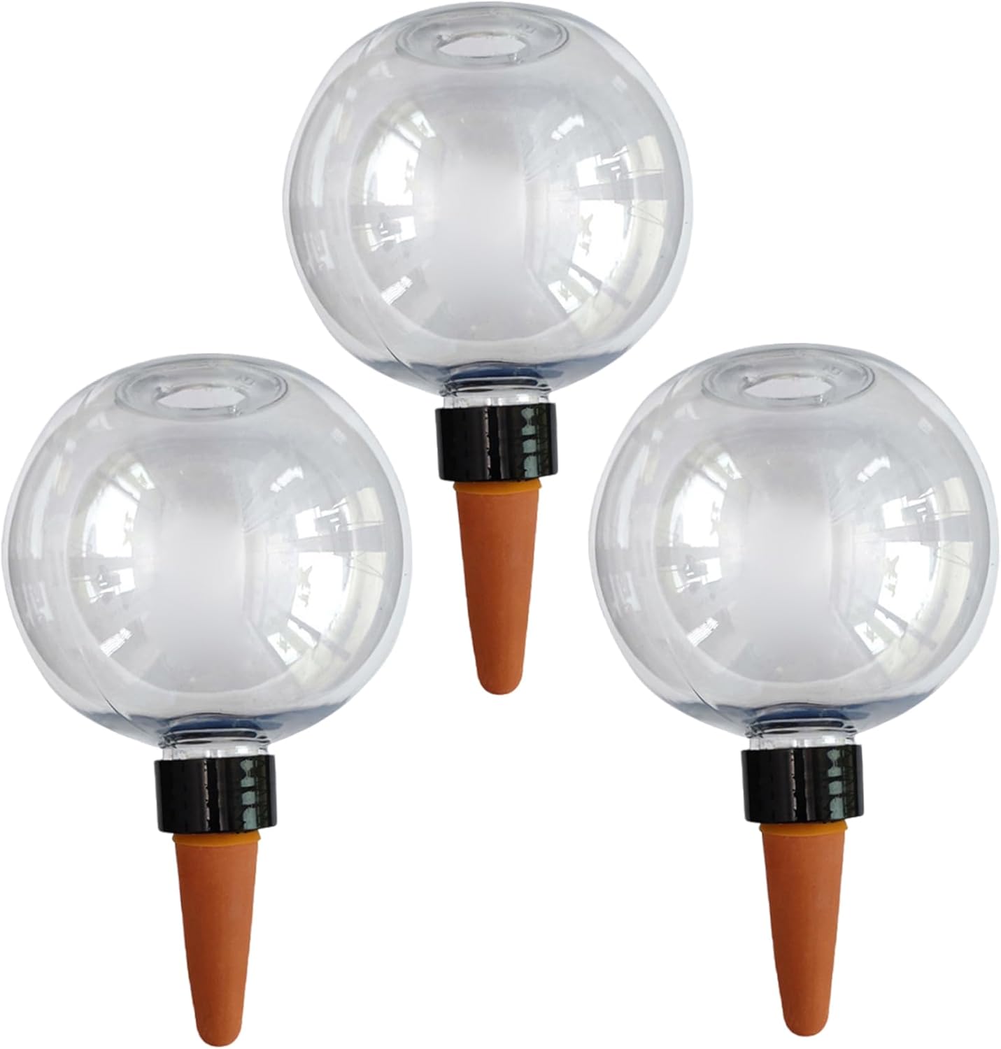 3PCS Plant Watering Globes, 500ml Self Watering Planter Insert, Transparent Plant Irrigation Devices for Indoor Potted Plants - Image 5