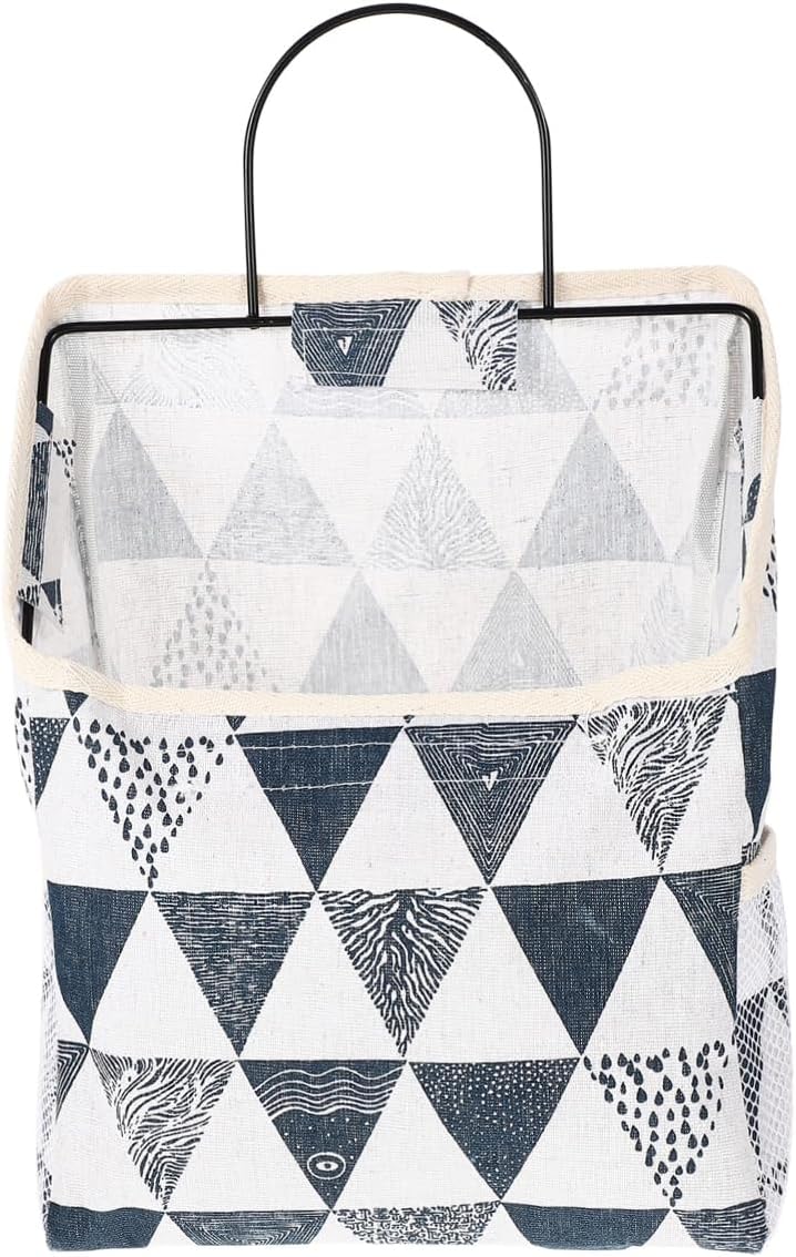 Single pocket wall hanging fabric organizer, durable and space-saving design, perfect for bedroom, dorm, bathroom and office storage.Ideal for students, organizers and homeowners - Image 1