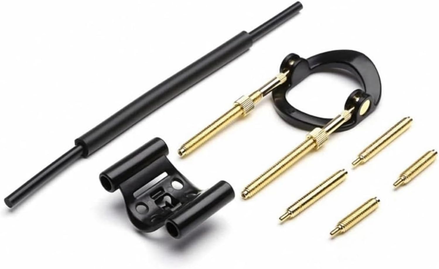 Male Bracket Stretcher, Adjustable Men Support Extender, Effective Stretching Device, Black Gold - Image 2