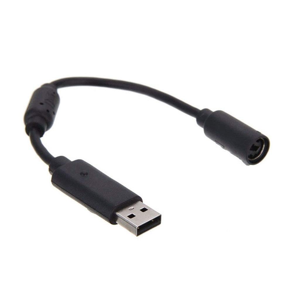 Computer Cables USB Breakaway Cable Cord Adapter for Xbox 360 Wired Gamepad Controller EM88 - (Cable Length Black) - Image 3