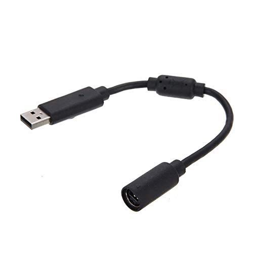 Computer Cables USB Breakaway Cable Cord Adapter for Xbox 360 Wired Gamepad Controller EM88 - (Cable Length Black) - Image 4