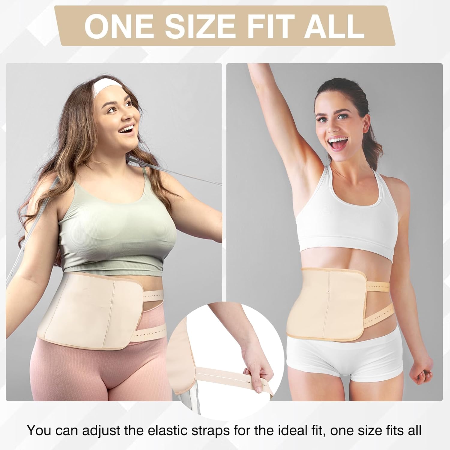 Castor Oil Pack, Adjustable Reusable for Liver Detox, Castor Oil Pack Wrap for Stomach Less Mess, Elastic Strap Bamboo Cotton Machine Washable Anti Leak 1pcs - Image 4
