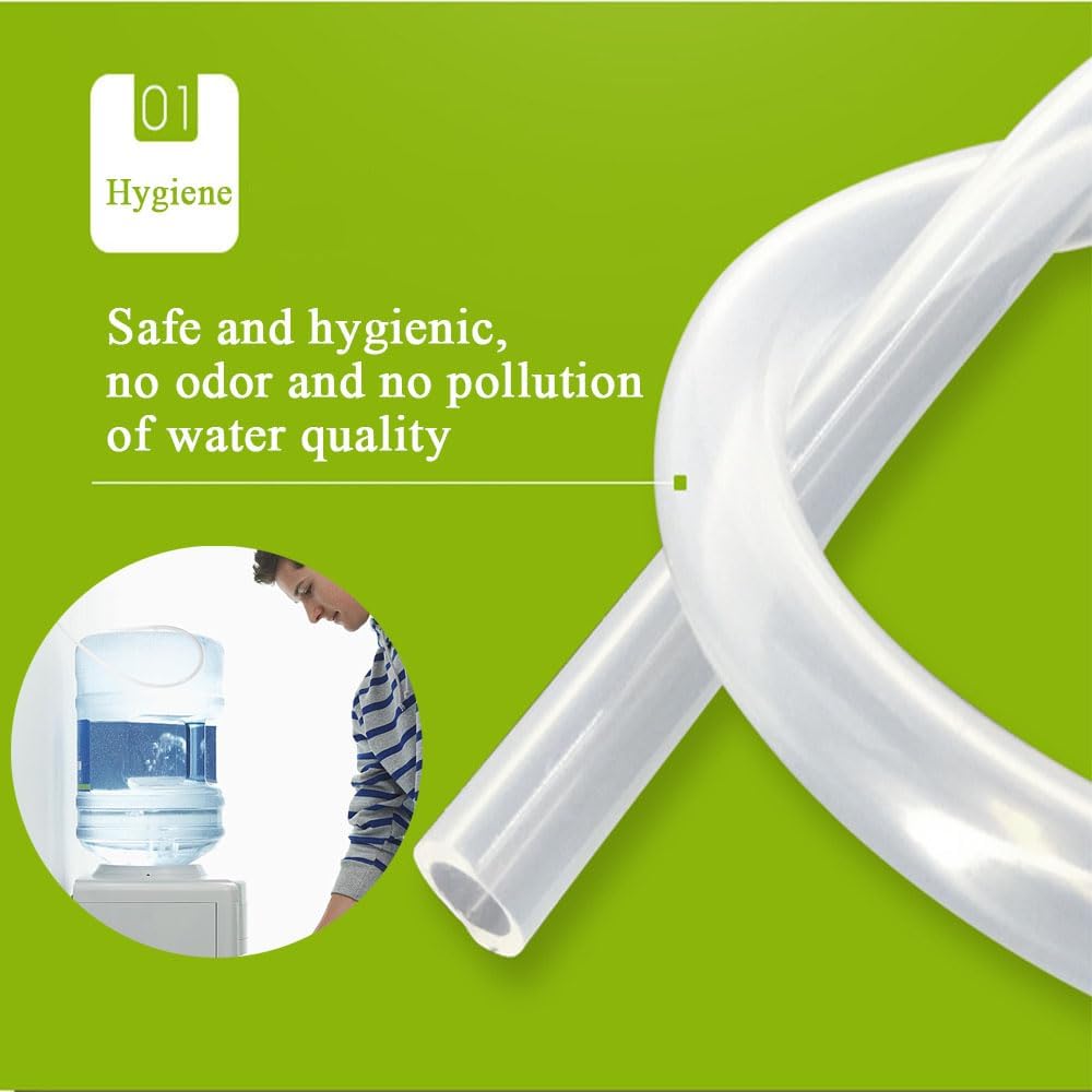 2 Pcs Silicone Tubing Hose for Automatic Drinking Water Pump Replacement Compatible with Electric Water Dispenser, Water Bottle Pump, and Water Purifiers for Efficient Water Dispensing - Image 4
