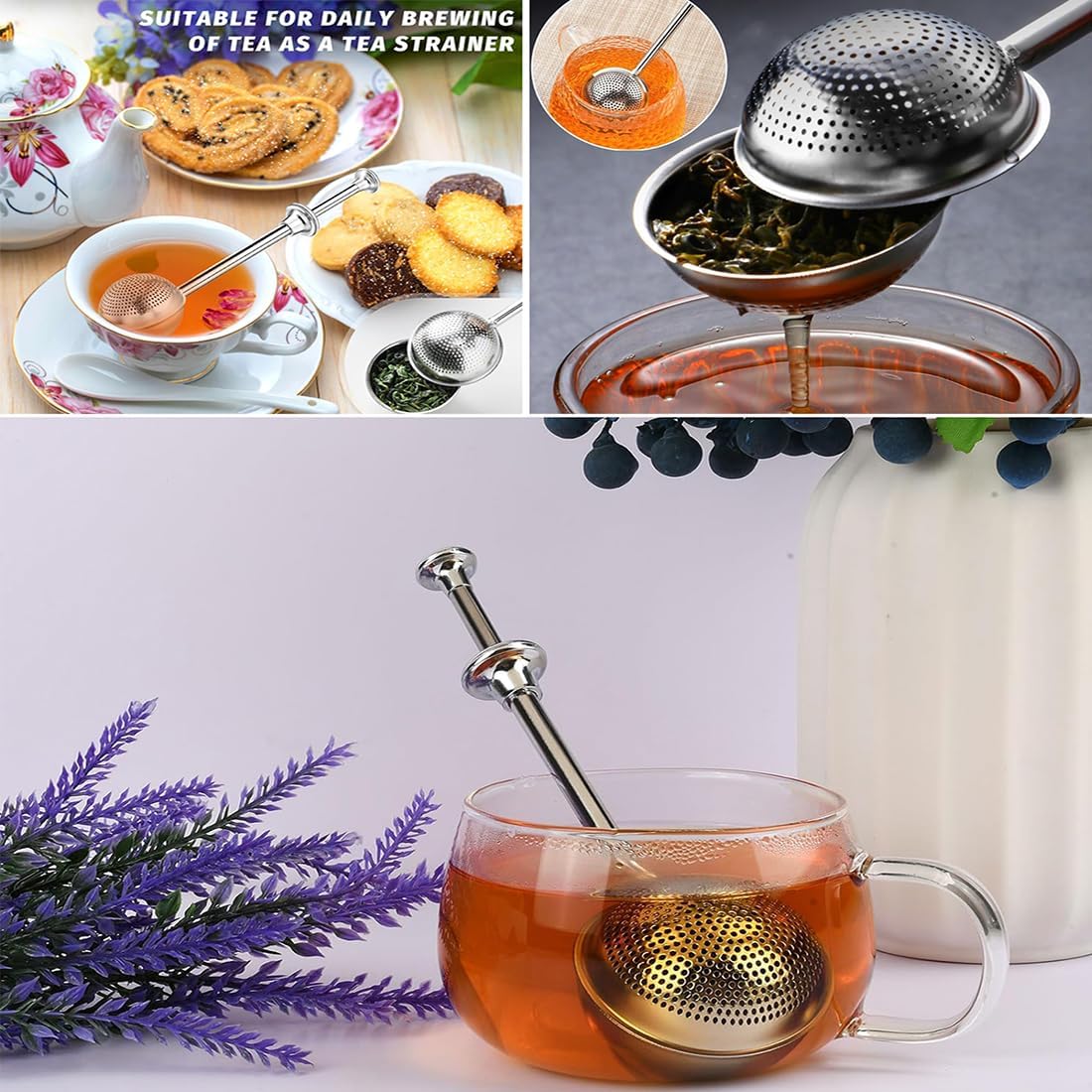 Powdered Sugar Shaker Duster Stainless Steel Dusting Wand Flour Sifter for Baking Flour Spices Baking Tools - Image 6