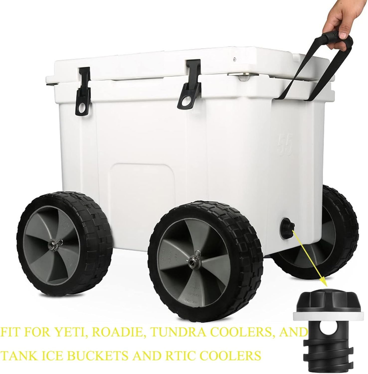 2 Pack Yeti Cooler Drain Plug Replacement Accessories - Compatible with Most Rotomolded Coolers - Leak-Proof Design - Image 6