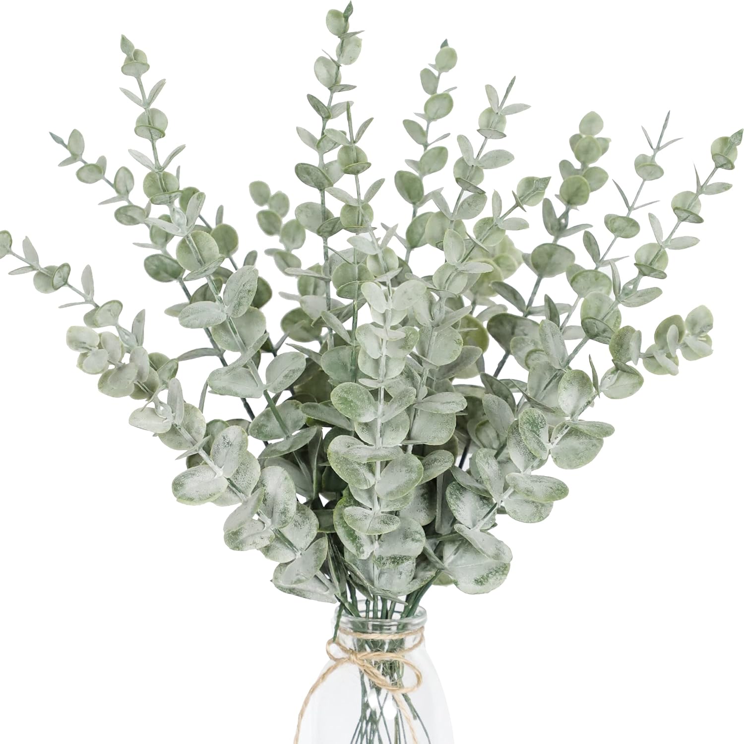 18pcs Eucalyptus Stems Artificial Eucalyptus Leaves Stems Artificial Fake Flowers for Home Office Flowers Bouquet Centerpiece Wedding Decoration Christmas Decor 2025 - Image 1