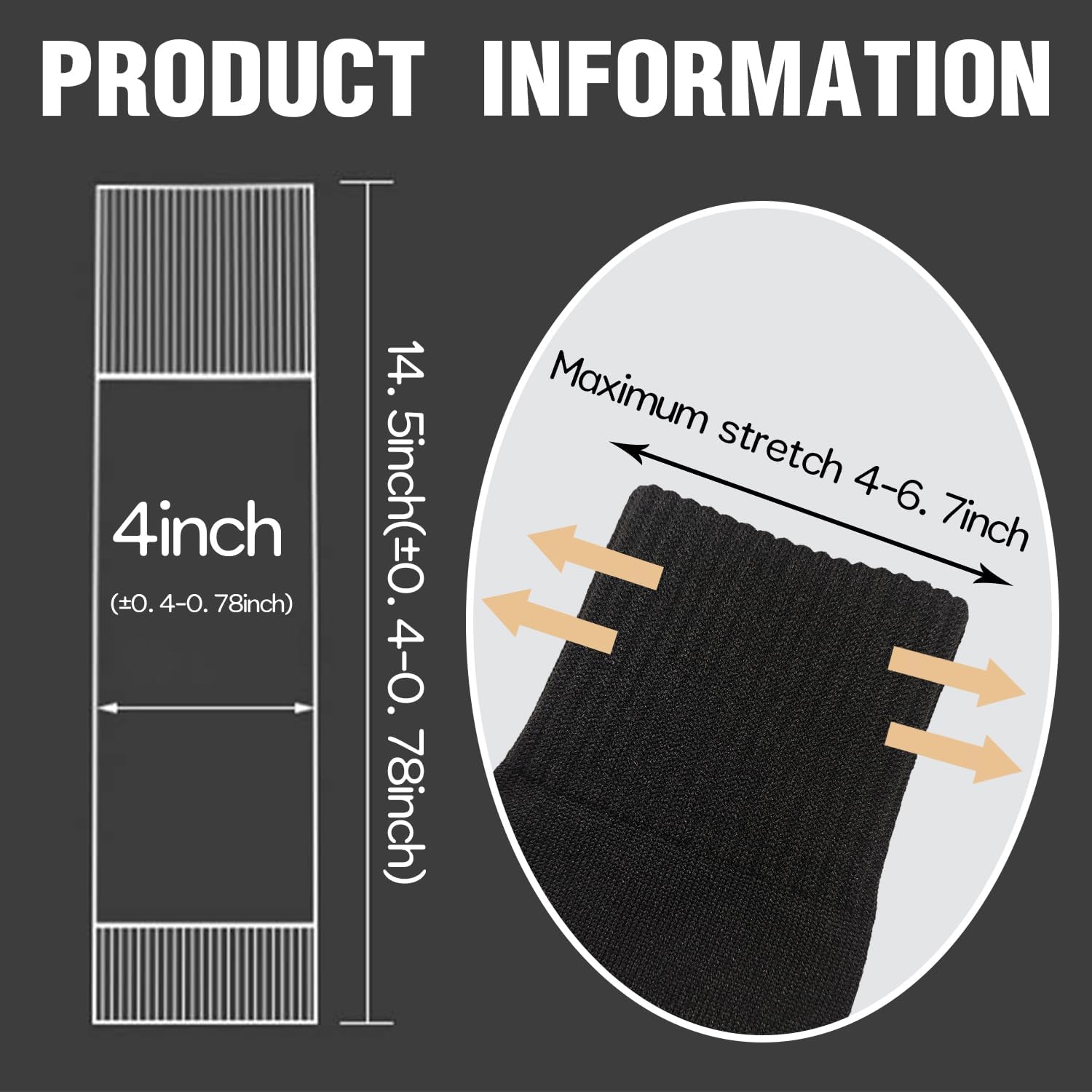 2 Pack Pro Soccer Leg Sleeves Socks/Compression for Calf - over the calf,ootball, baseball, basketball,rugby - Image 4