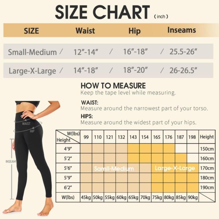 Leggings for Women - High Waisted Tummy Control Butt Lifting Soft No See Through Workout Yoga Pants Running Tights - Image 6