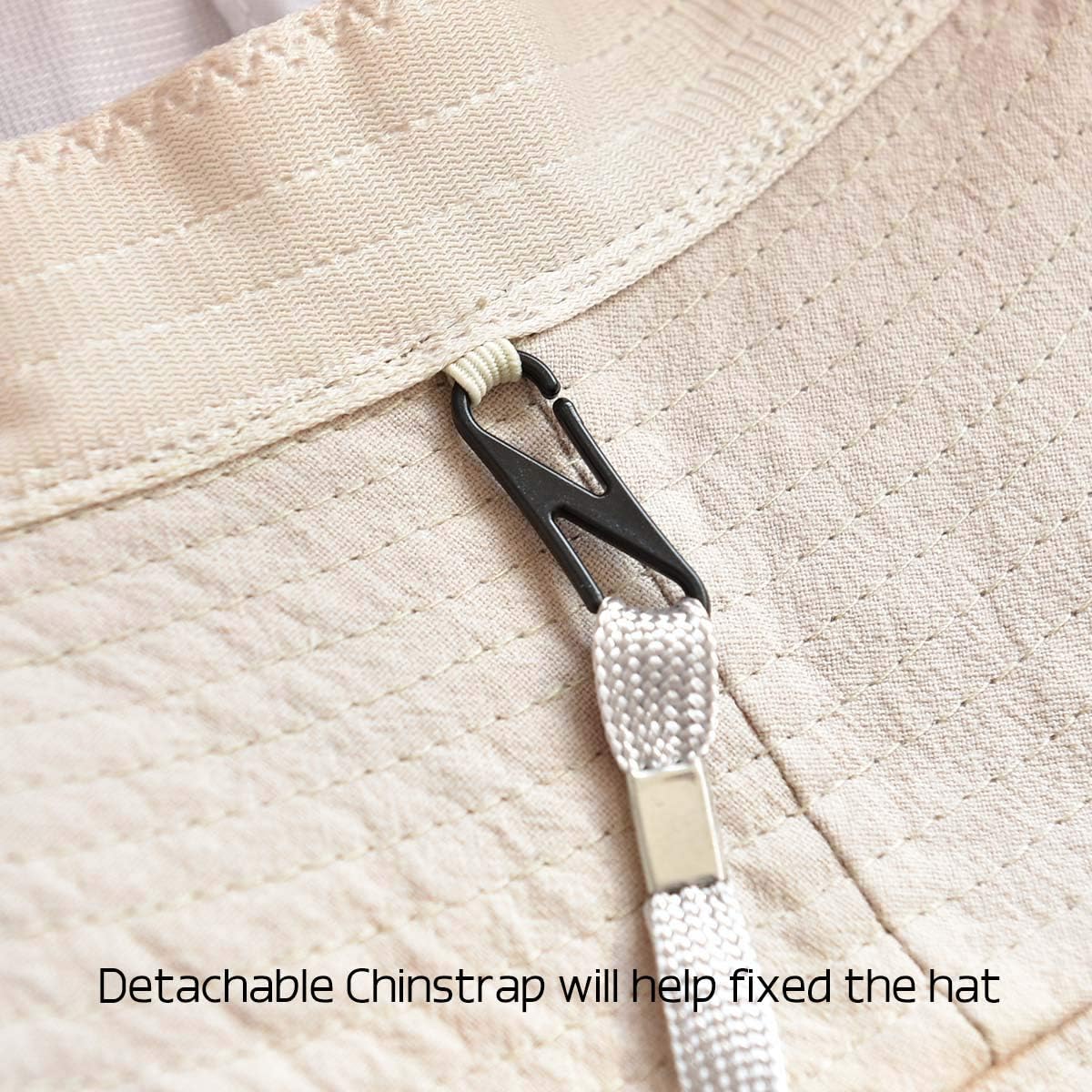 Womens Cotton Wide Brim Sun Hats UPF50 UV Packable Beach Hat Summer Bucket Cap for Travel - Image 5