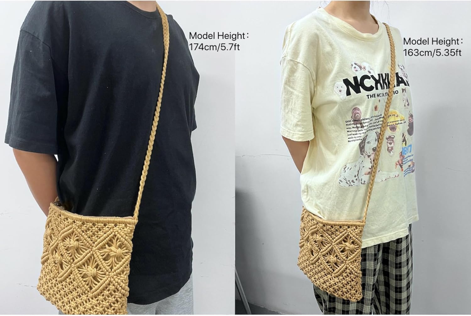 Boho Crossbody Handbag Summer Beach Shoulder Handbag Boho Envelope Clutch Crochet Handmade Purse Tassel - Image 7