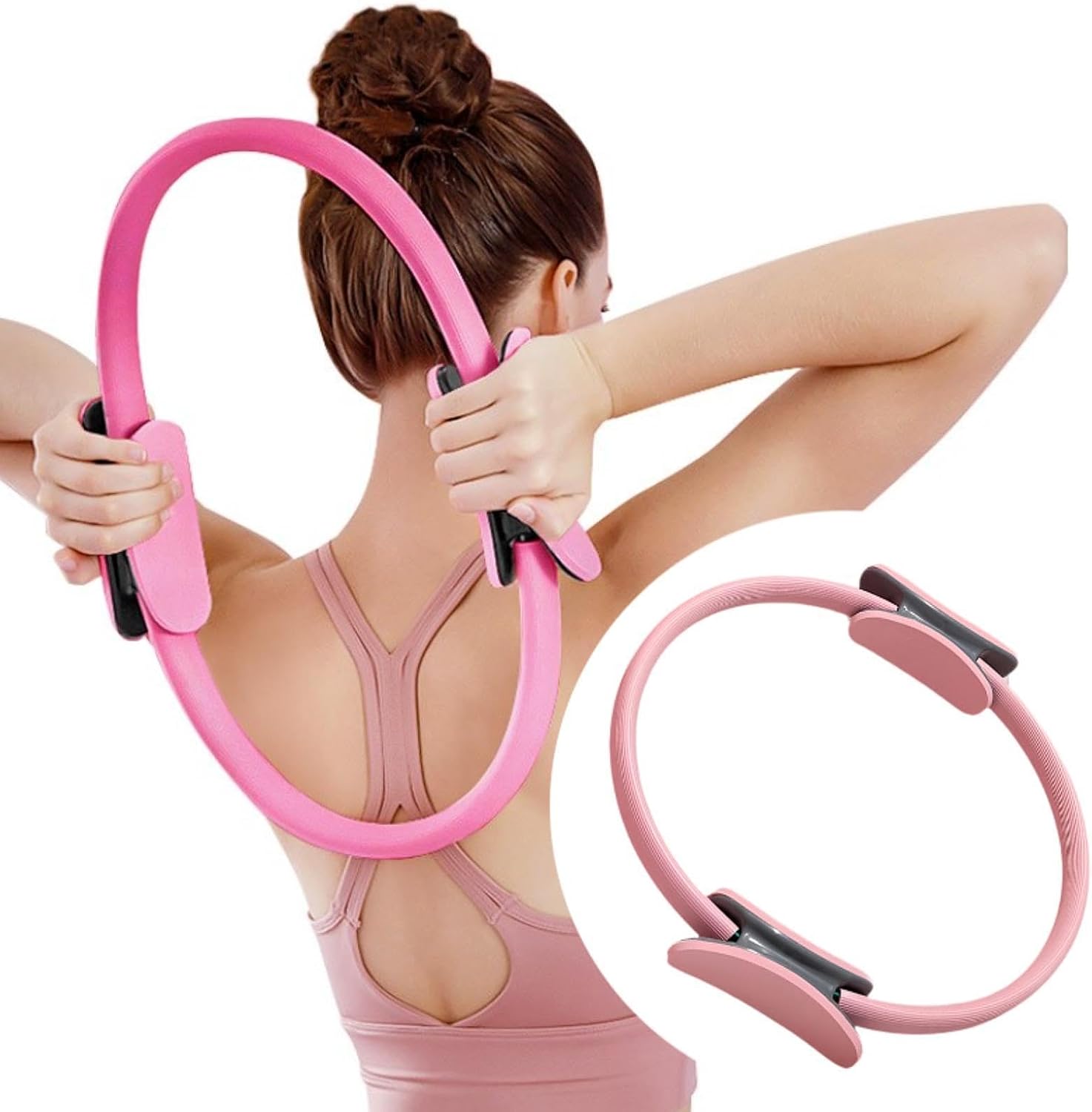 Pilates Ring Fitness Ring Toning Thighs Legs Thigh Toner for Women Girl Inner Thigh Exerciser Fitness Circles Pilates Circle - Image 2