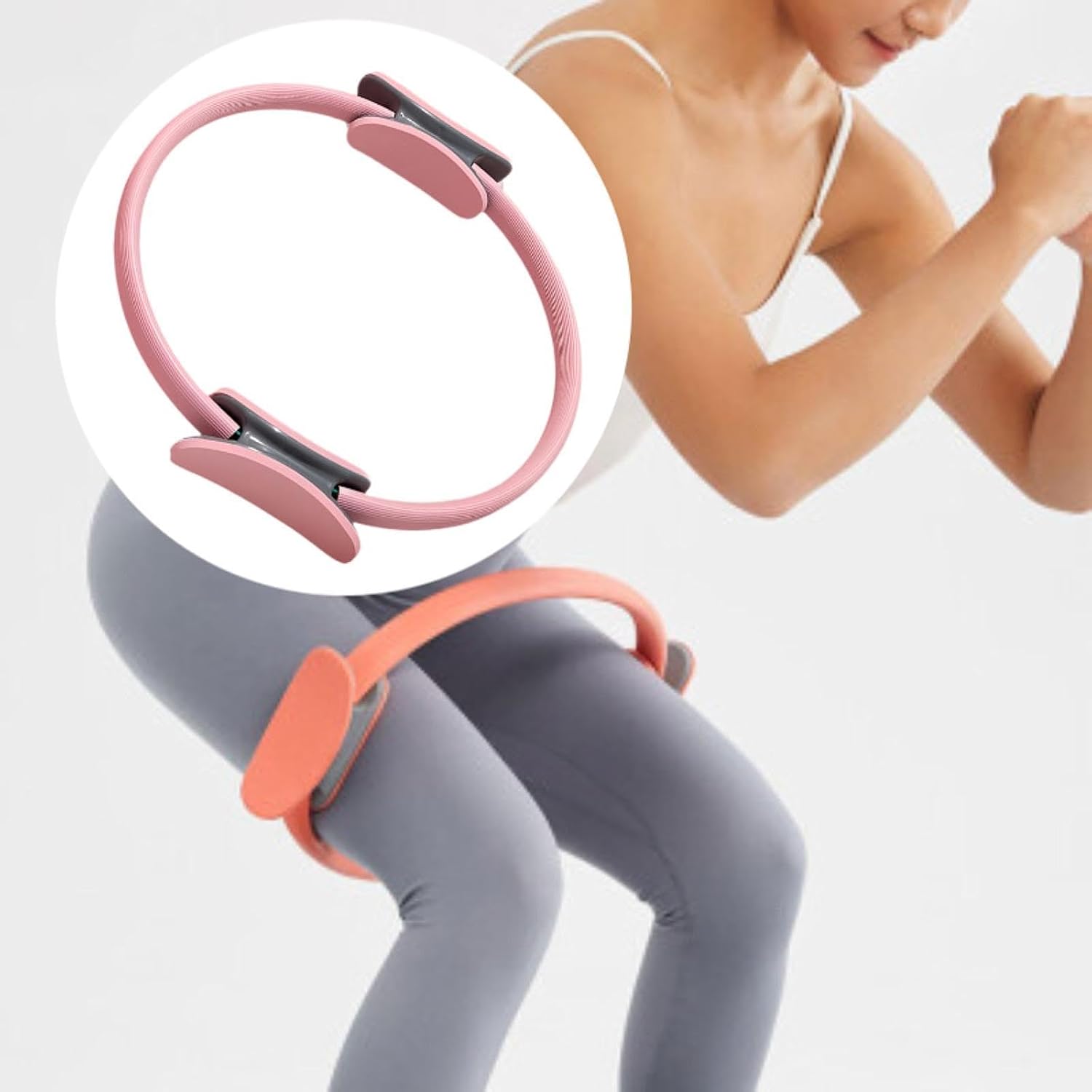 Pilates Ring Fitness Ring Toning Thighs Legs Thigh Toner for Women Girl Inner Thigh Exerciser Fitness Circles Pilates Circle - Image 3