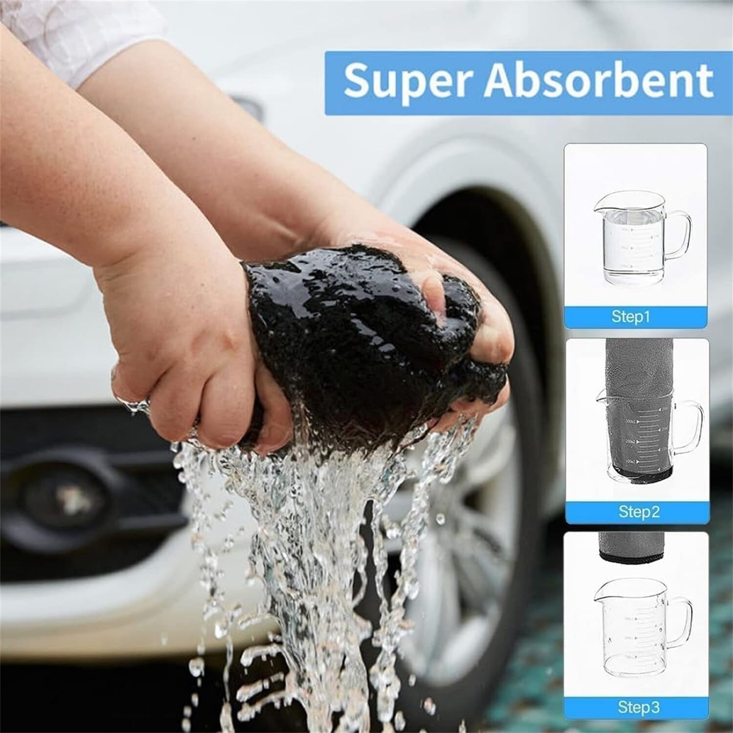 Shiny Wipes Cleaning Cloths for Shower, Bath XXL Drying Towel, Streak Free & Ultra Absorbent Microfiber Towels, Escape The Bathroom Cars Limescale Struggle (3Pcs) - Image 4