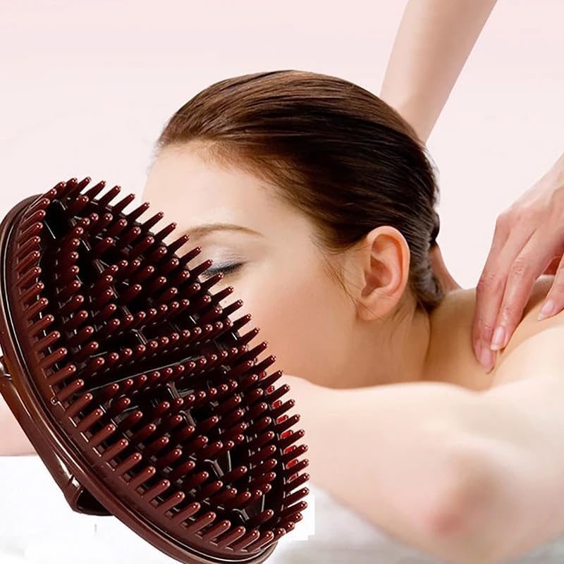 Meridian Massage Brush Calf Neck Waist Massager Abdominal Back Slimming Brush Guasha Scraping Weight Loss Body Massager (2 pc) - Image 4