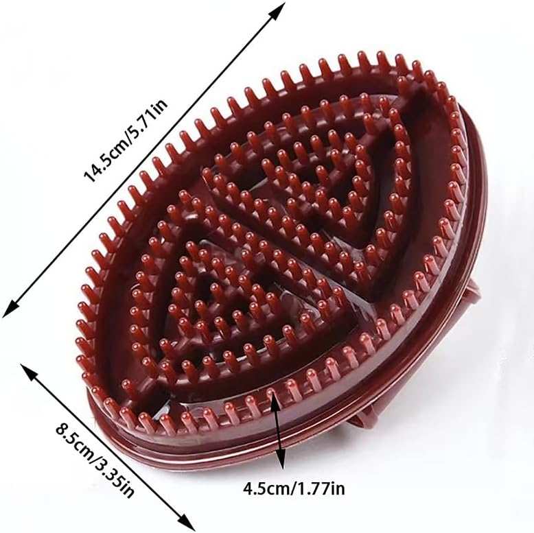 Meridian Massage Brush Calf Neck Waist Massager Abdominal Back Slimming Brush Guasha Scraping Weight Loss Body Massager (2 pc) - Image 5