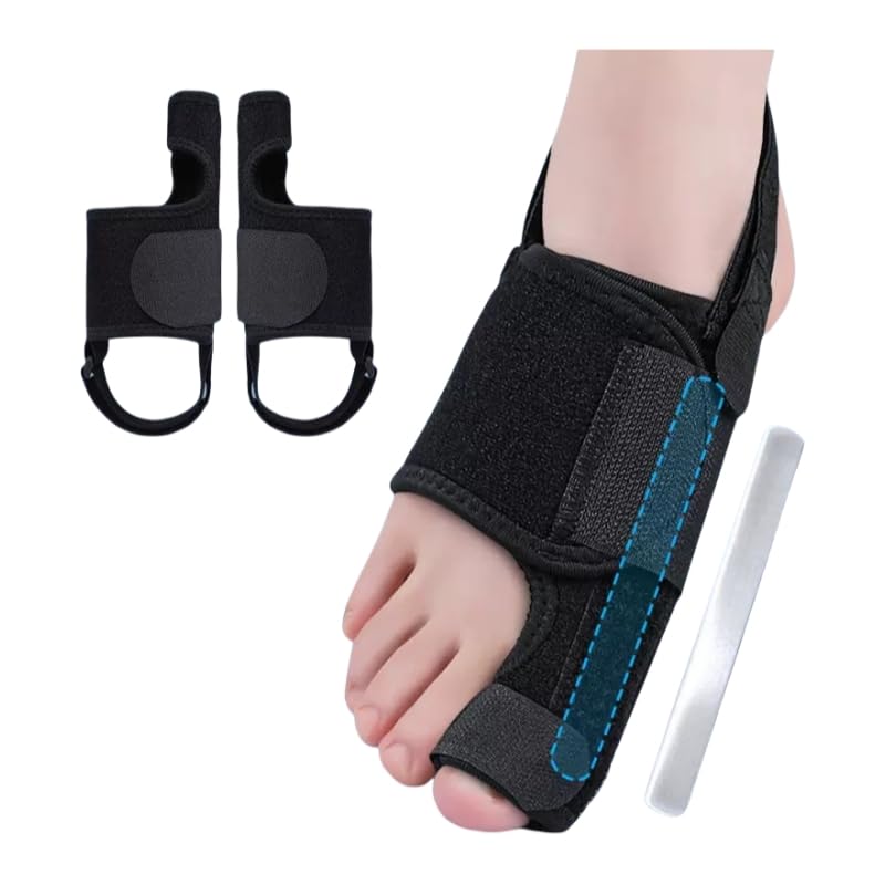 Recovist Bunion Brace - Adjustable Orthopedic Splint for Hallux Valgus Correction & Pain Relief, Day & Night Wear Support for Men & Women (2PC) - Image 1