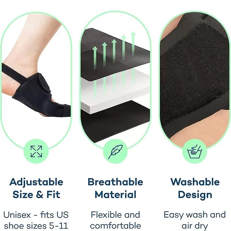 Recovist Bunion Brace - Adjustable Orthopedic Splint for Hallux Valgus Correction & Pain Relief, Day & Night Wear Support for Men & Women (2PC) - Image 7